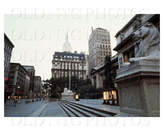 NYPL Main Branch 42nd St side view Old Vintage Photos and Images