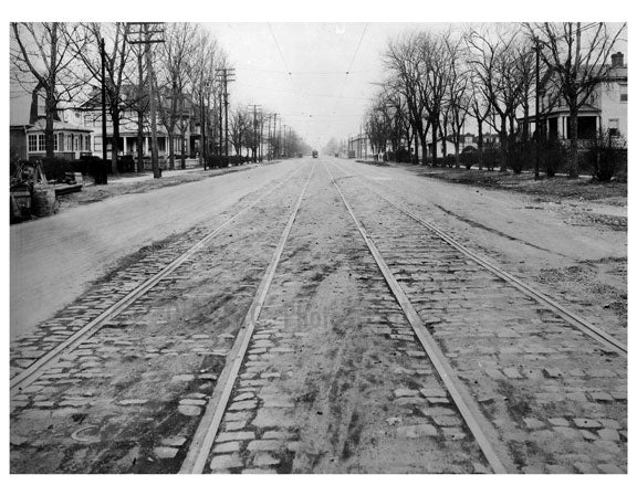 Ocean Ave  1924 - Looking North from Ave W Old Vintage Photos and Images