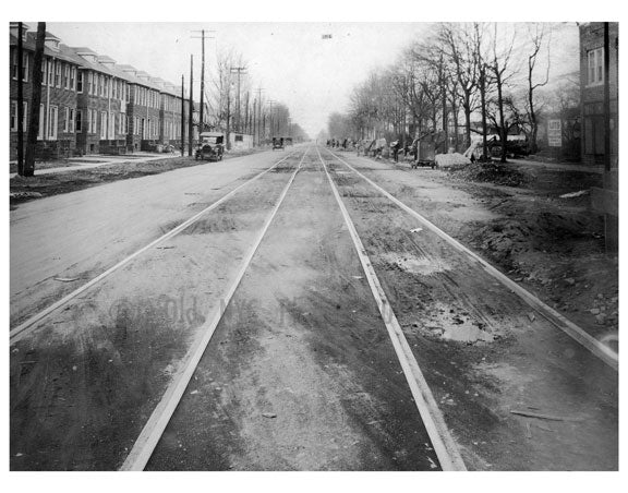 Ocean Ave  1924 - Looking North from Ave X Old Vintage Photos and Images