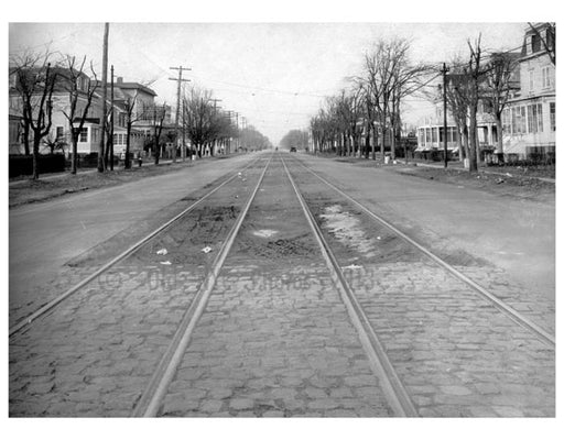 Ocean Ave  1924 - Looking North from Voorhies Ave Old Vintage Photos and Images