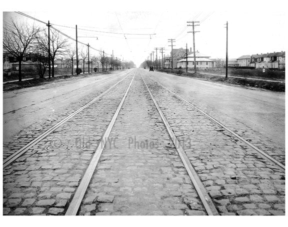 Ocean Ave  1924 - Looking South from Ave R Old Vintage Photos and Images