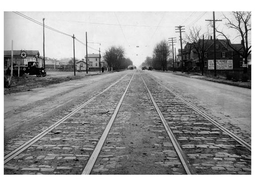 Ocean Ave  1924 - Looking South from Ave V Old Vintage Photos and Images