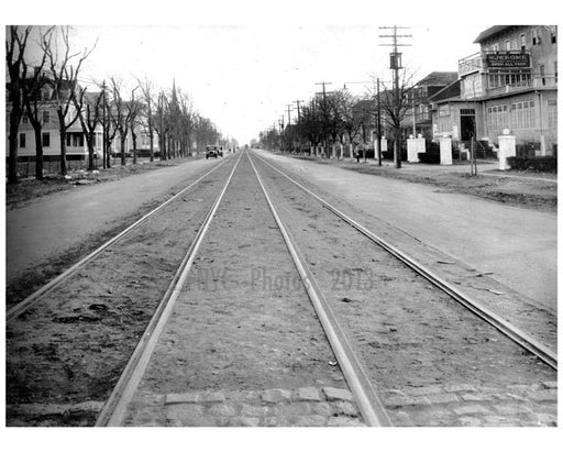 Ocean Ave  1924 - Looking South from Jerome Ave Old Vintage Photos and Images