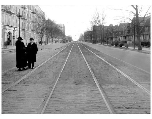 Ocean Ave from Ave G 1924 Old Vintage Photos and Images