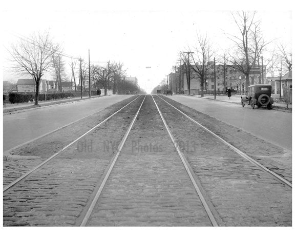 Ocean Ave Looking south from Ave H 1924 Old Vintage Photos and Images