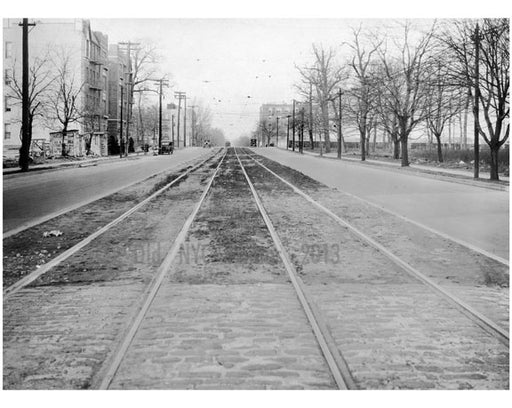 Ocean Ave Looking south from Ave J 1924 Brooklyn  Old Vintage Photos and Images