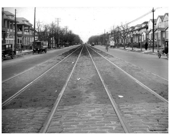 Ocean Ave Looking south from Ave M 1924 A Old Vintage Photos and Images