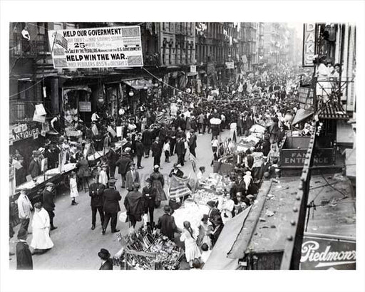 Orchard Street  - Lower East Side - Downtown Manhattan 1943 NYC Old Vintage Photos and Images