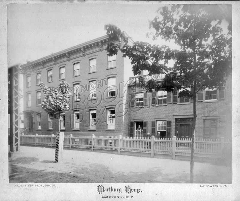 Original Wartburg Home on Fulton Street, c.1890 Old Vintage Photos and Images