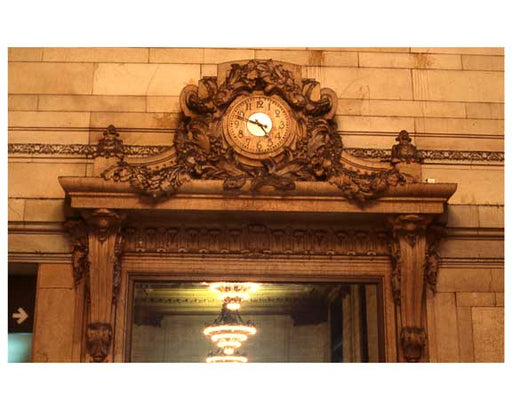 Ornate Clock Inside of Grand Central Station 1988 Old Vintage Photos and Images