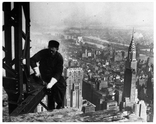 Overlooking the Chrysler Building Old Vintage Photos and Images