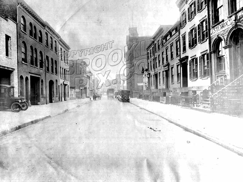 Pacific Street looking east from Clinton Street to Court Street, 1918 Old Vintage Photos and Images