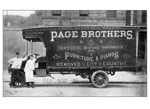 Page Brothers - Moving Co. Old Vintage Photos and Images