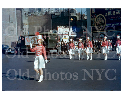 Parade 6th Ave & West 52nd St 1942 Old Vintage Photos and Images