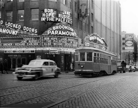 Paramount Theater - Dekalb & Flatbush 1951 Old Vintage Photos and Images