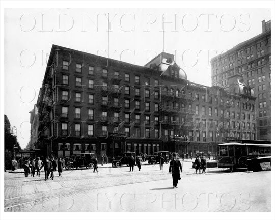 Park Ave & 42nd St Grand Union Hotel Manhattan NYC 1913 Old Vintage Photos and Images