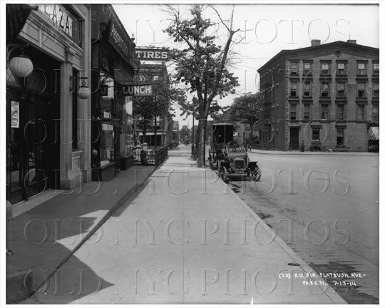 Park Place towards 6th Ave Park Slope 1914 Old Vintage Photos and Images