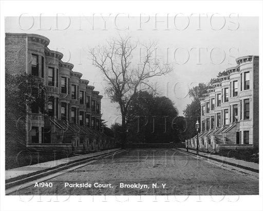 Parkside Court Flatbush 1940 Old Vintage Photos and Images