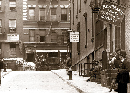 ParkSt. East from Mulberry St. to Mott St - Chinatown Manhattan 1907 Old Vintage Photos and Images