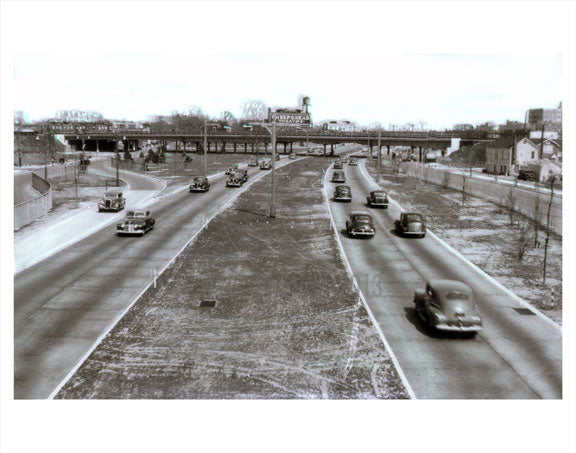 Parkway going through Sheepshead Bay Old Vintage Photos and Images