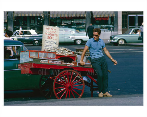 Peanut Vendor - Lower East Side - Manhattan - New York, NY Old Vintage Photos and Images