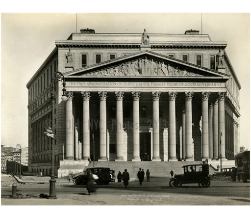 Pearl Street - Courthouse - Foley Square 1927 Old Vintage Photos and Images