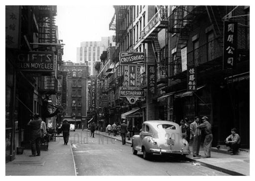 Pell Street chinatown Old Vintage Photos and Images