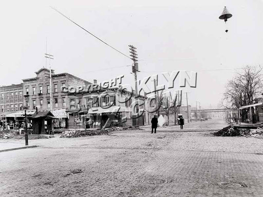 Pennsylvania and Atlantic Avenues, with Long Island Rail Road Old Vintage Photos and Images