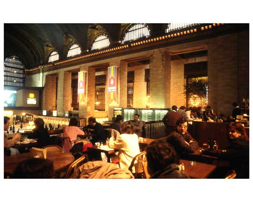 People dining inside of Grand Central Station 1988 Old Vintage Photos and Images