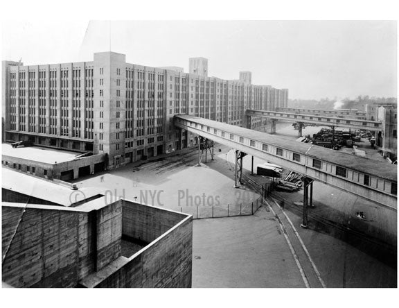 Pier 4 connecting bridge to warehouse Brooklyn Army Supply Base 1983 Old Vintage Photos and Images