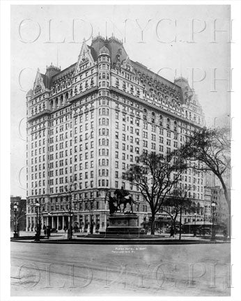 Plaza Hotel 5th Ave Central Park South Manhattan NYC 1913 Old Vintage Photos and Images