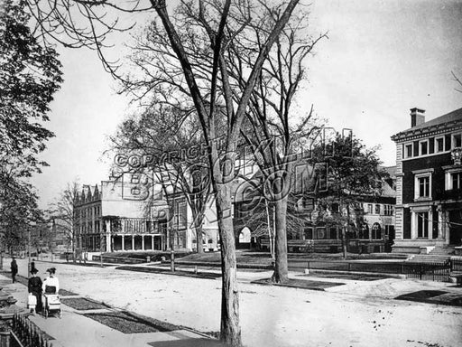 Pratt family mansions along Clinton Avenue, c.1904 Old Vintage Photos and Images