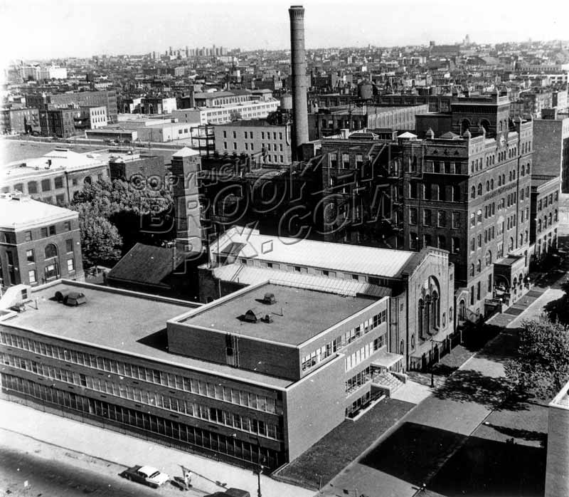Pratt Institute and surrounding area, taken from Willoughby Walk Apts., 1959 Old Vintage Photos and Images