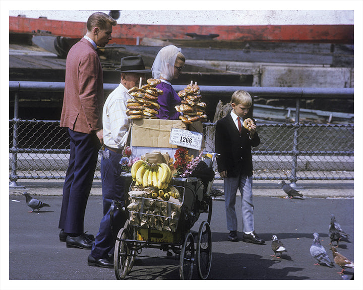Pretzel Vendor New York City - 1960s