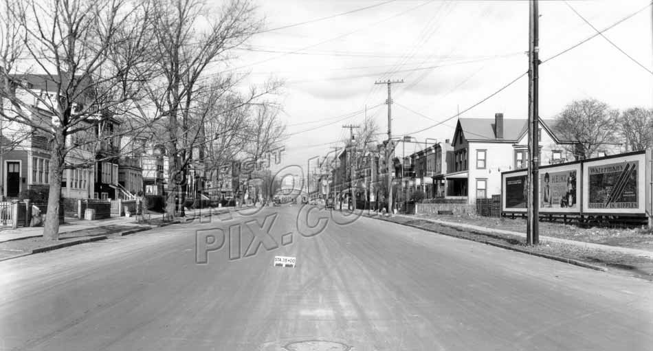 Prospect Avenue looking north toward Greenwood Avenue, 1928 Old Vintage Photos and Images