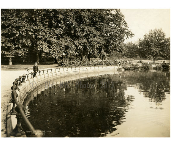 Prospect Park Duck Pond Old Vintage Photos and Images