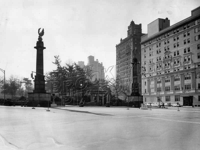 Prospect Park West at Plaza, 1965 Brooklyn NY Old Vintage Photos and Images