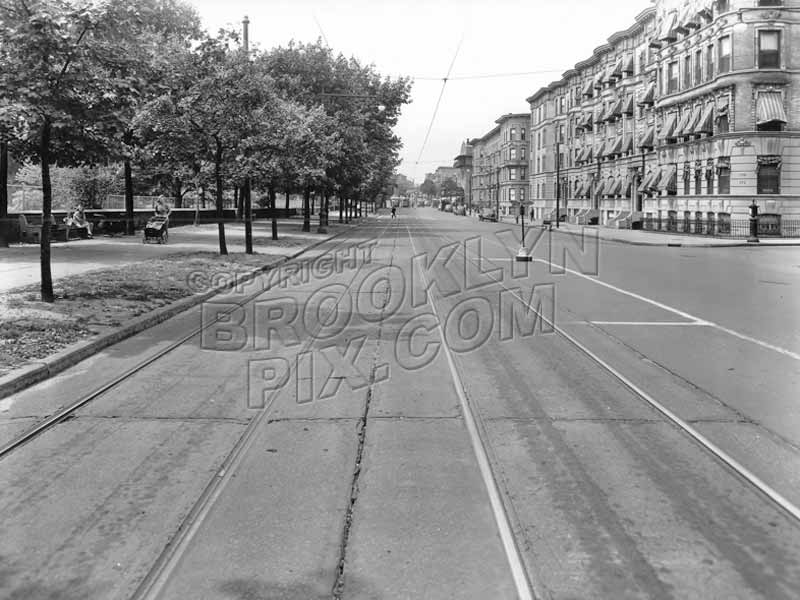 Prospect Park West, southwest to 12th Street, 1944 Old Vintage Photos and Images