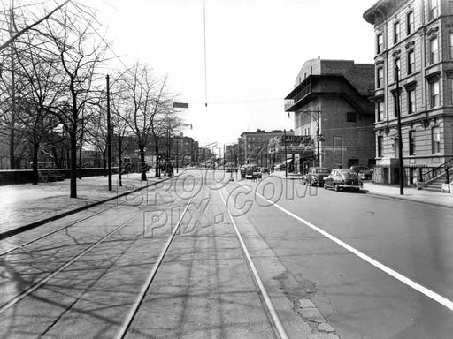Prospect Park West, southwest to 14th Street, 1950 Old Vintage Photos and Images