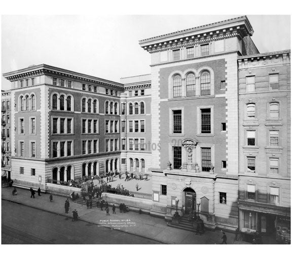 Public School No. 184 116th Street between Lenox & 5th Old Vintage Photos and Images