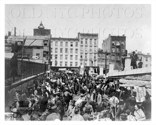 Push Cart Market Manhattan NYC Old Vintage Photos and Images