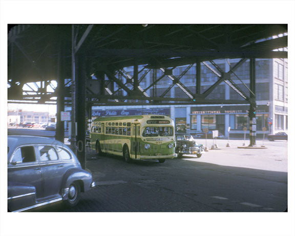 Queens Plaza Bus Stop Old Vintage Photos and Images