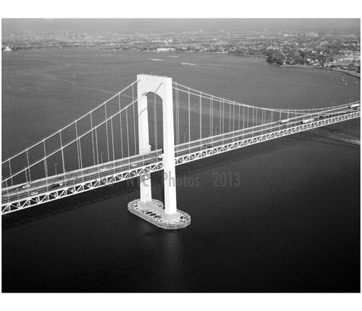 Queens Tower (south) - Throgs Neck Bridge Old Vintage Photos and Images
