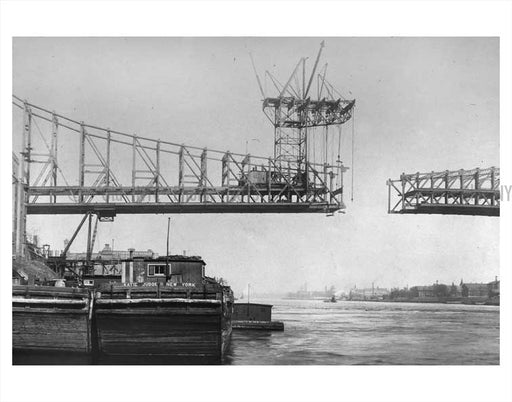 Queensboro Bridge construction 5 Old Vintage Photos and Images