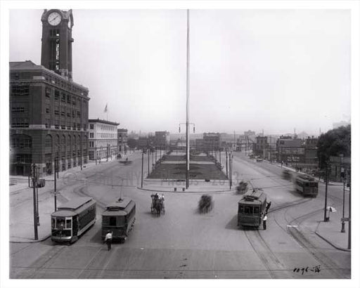 Queensboro Bridge Plaza L E F Bridge LIC 1910 Old Vintage Photos and Images