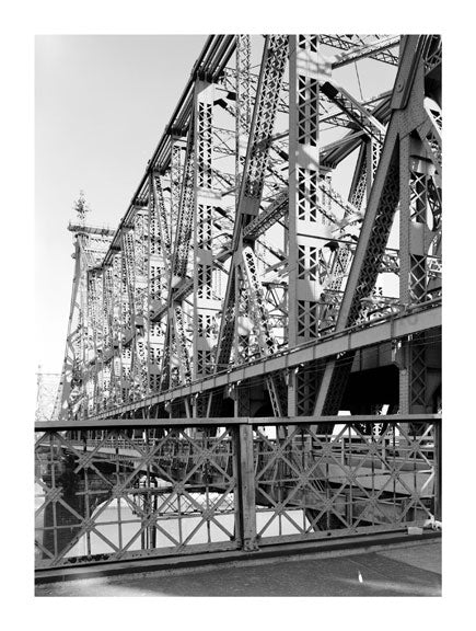 Queensboro Bridge - view of the bridge from the bridge - looking toward Queens Old Vintage Photos and Images