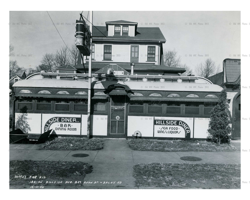 Hillside Diner  Hillside Ave Queens Village 1946