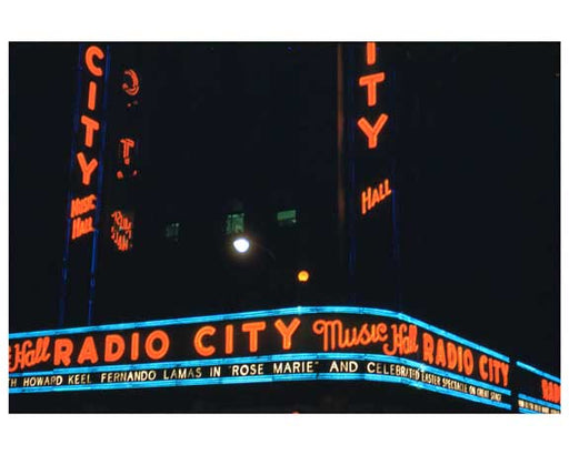 Radio City Music Hall 1950s New York City II Old Vintage Photos and Images