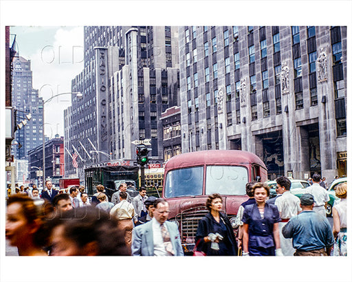 Radio City Music Hall Manhattan 6th and 49th 1954 Old Vintage Photos and Images