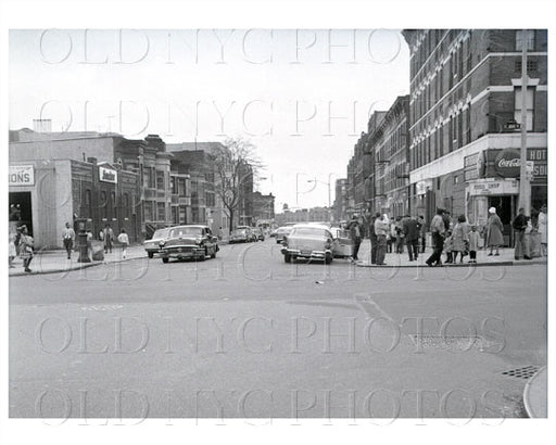 Ralph Ave South to St. Johns Place Crown Heights 1965 Old Vintage Photos and Images